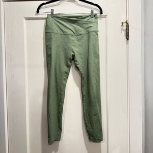 Beyond Yoga At Your Leisure High Waist Midi Legging Medium Sage‎ Green Crossover